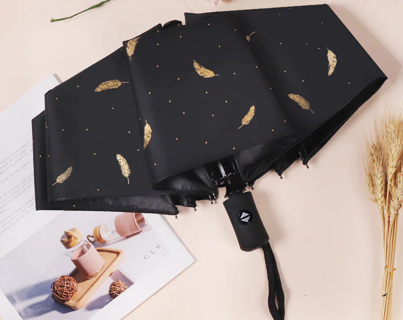 Automatic Sun & Rain Folding Umbrella