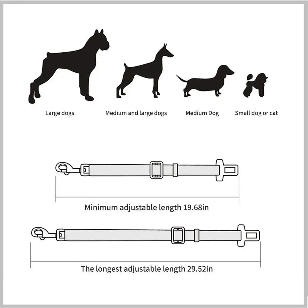 Adjustable Pet Seat Belt