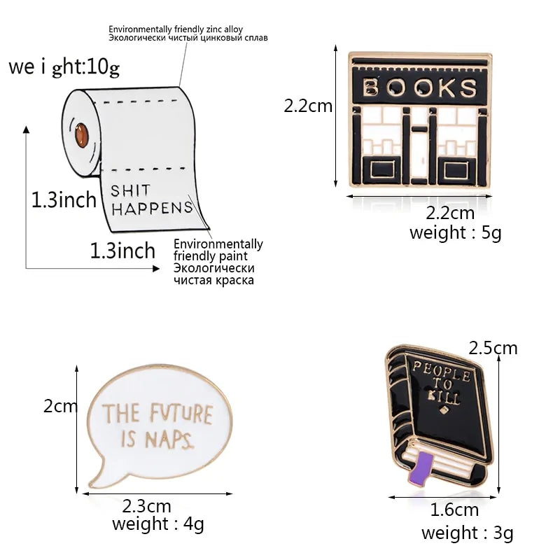 Jewelry Book Pins