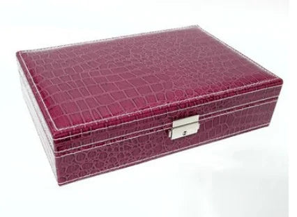 Cosmetic Leather Jewelry Box