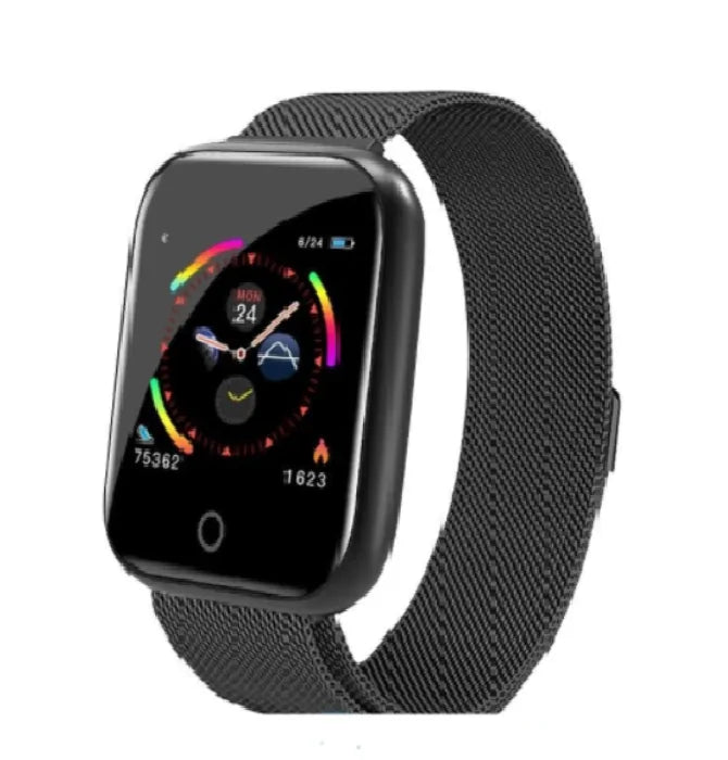 Steel and Silicone Smart Watch