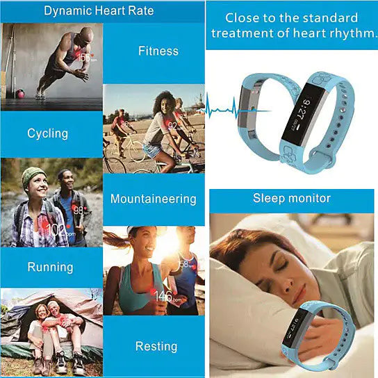 Smart Fit ESP Health Watch With Heart Monitor-Water resist-Message-Activity Tracker