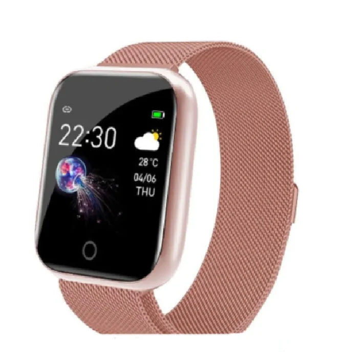 Steel and Silicone Smart Watch